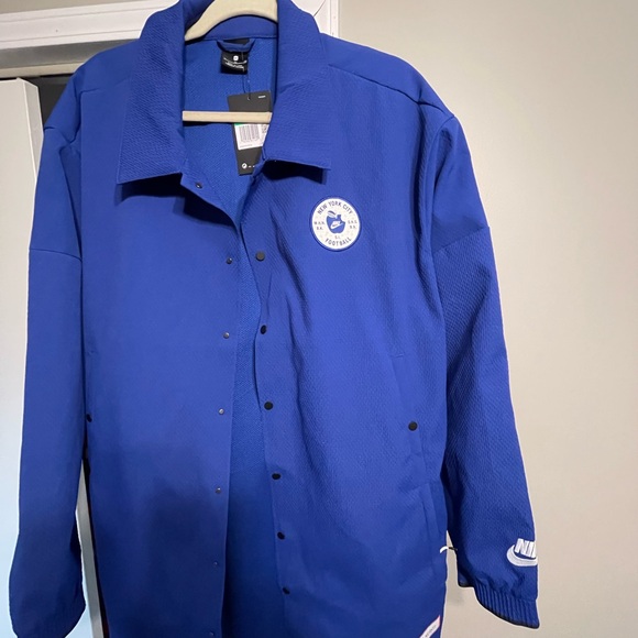 Nike Other - Nike Royal Blue Button-Up Jacket